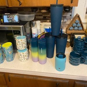 16 Starbucks cups tumblers water bottle mug!! From spring 2023!